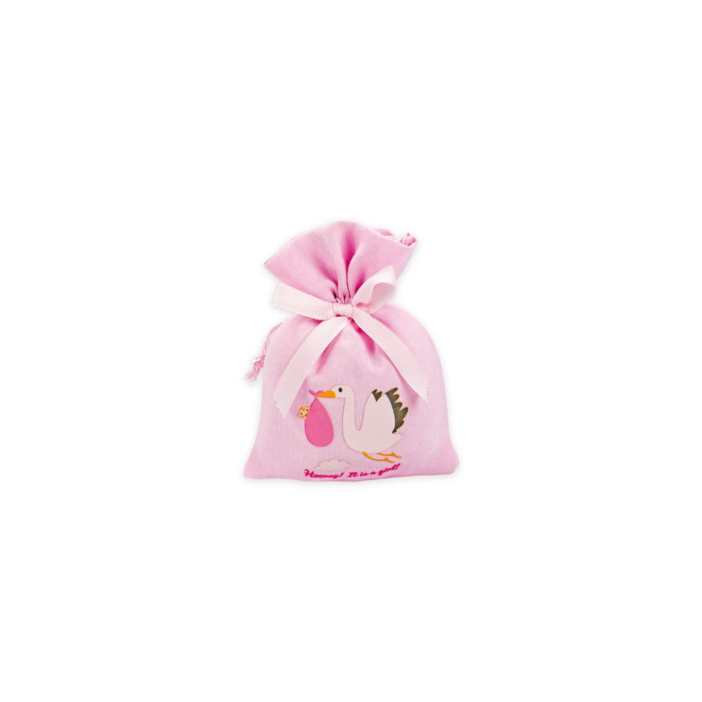 SACCHETTO CICOGNA ROSA